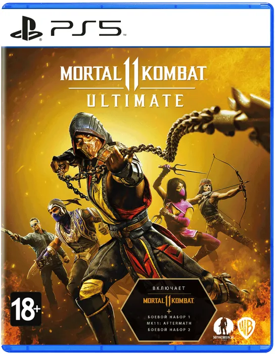 PS5 Mortal Kombat 11 Ultimate (Includes Mortal Kombat-11+Kombat pack 1/2+Aftermat (русские субтитры)