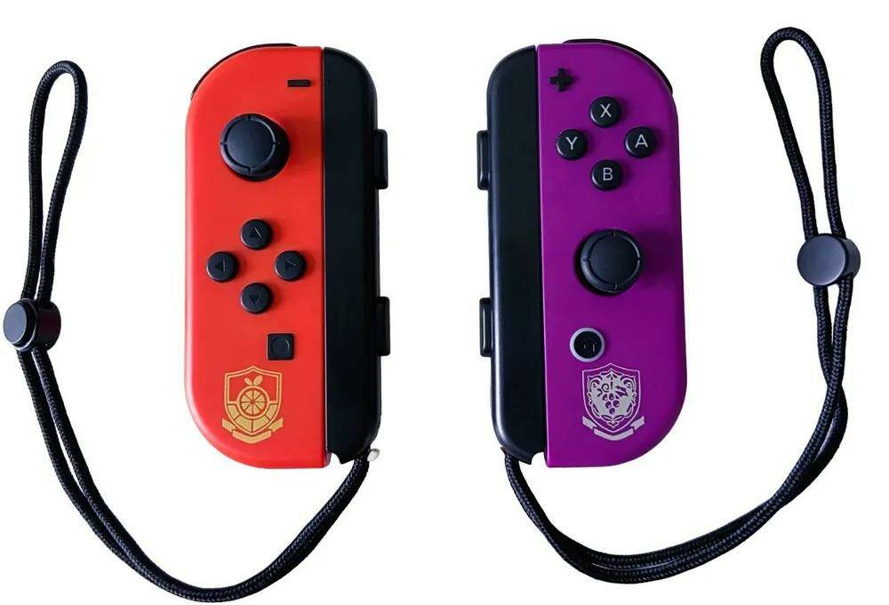 Геймпад для Switch Nintendo 2 контроллера Joy-Con L/R (красный-фиолетовый Pokemon) (Азия)